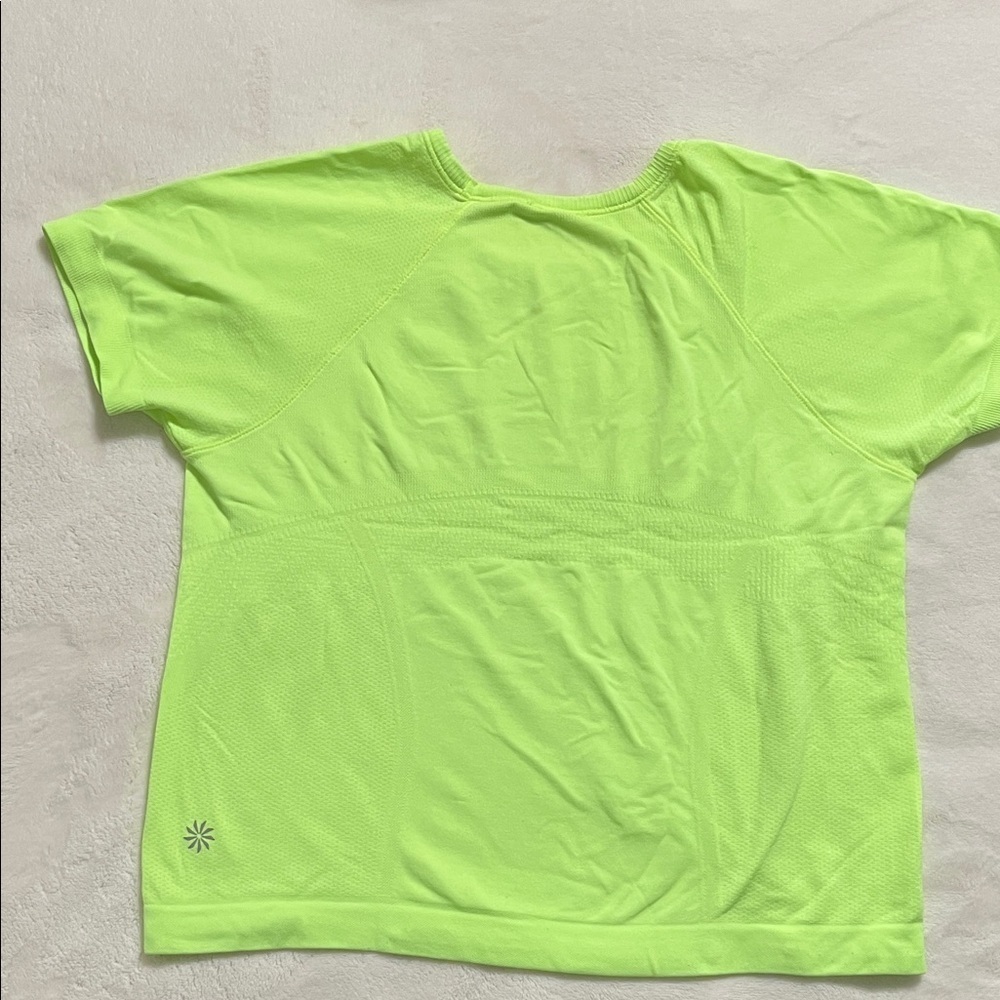 Athleta  Green neon Women's crop Top